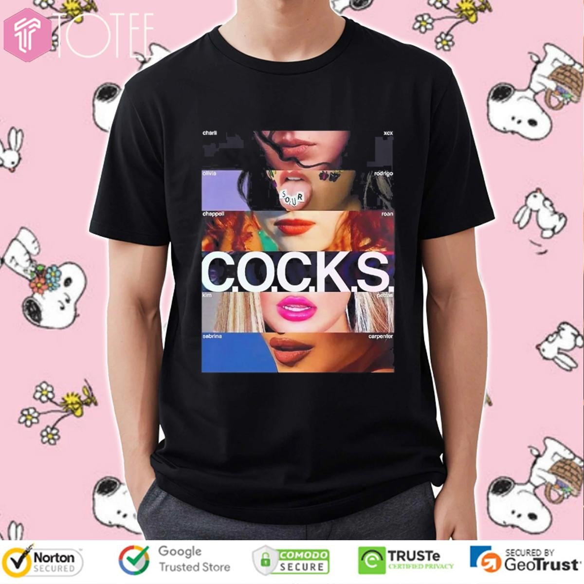 C.O.K.S. Charli Xcx Olivia Rodrigo Chappell Roan Kim Petras Sabrina Carpenter T-shirt