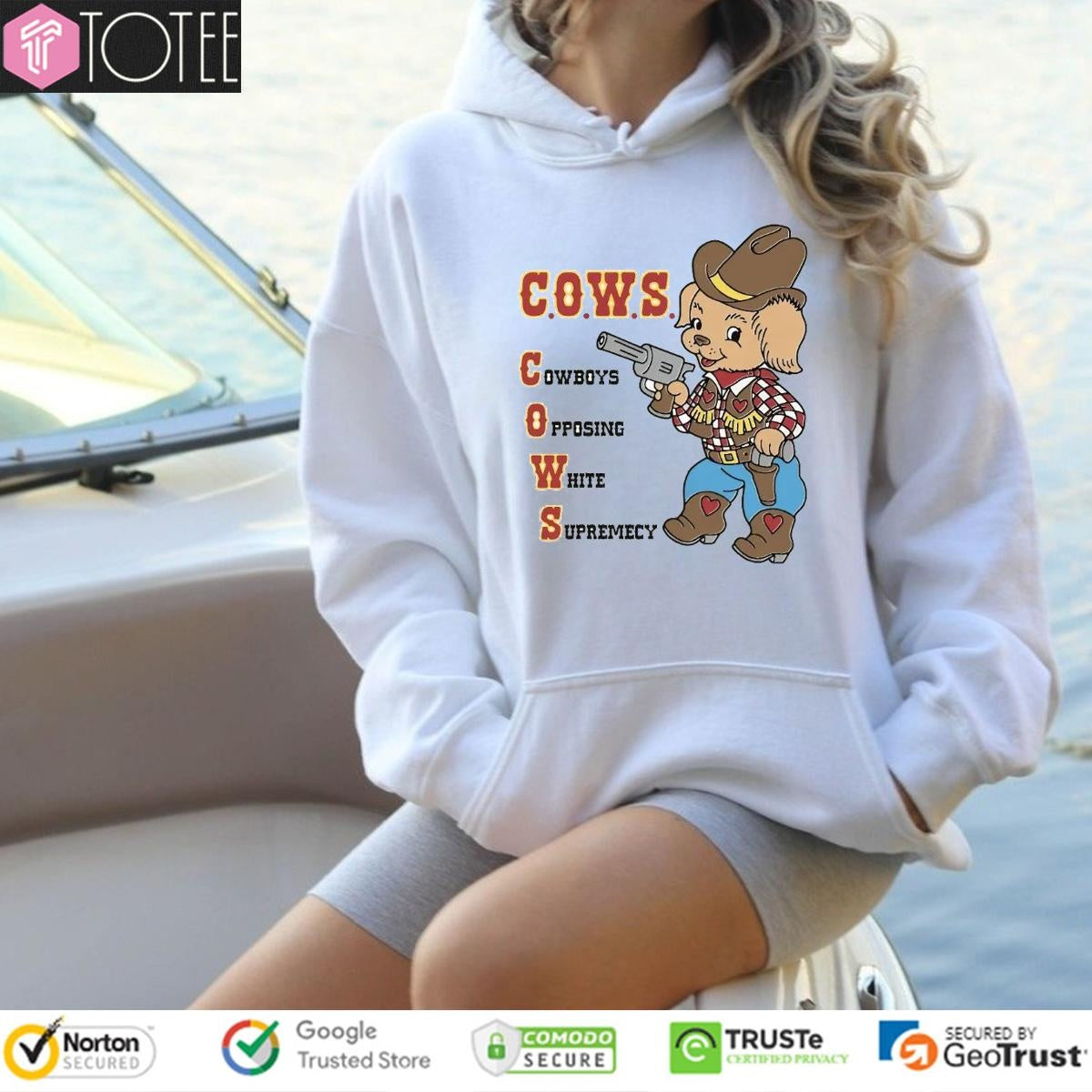 C.O.W.S Dog Cowboys Opposing White Supremacy T-shirt