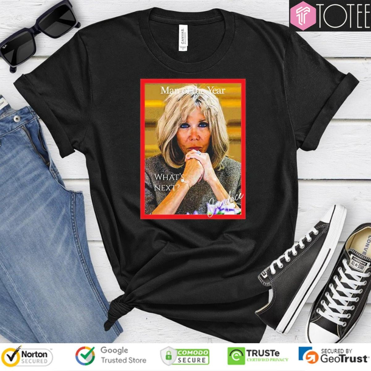 Candace Owens Brigitte Macron Man Of The Year Time Magazine T-shirt