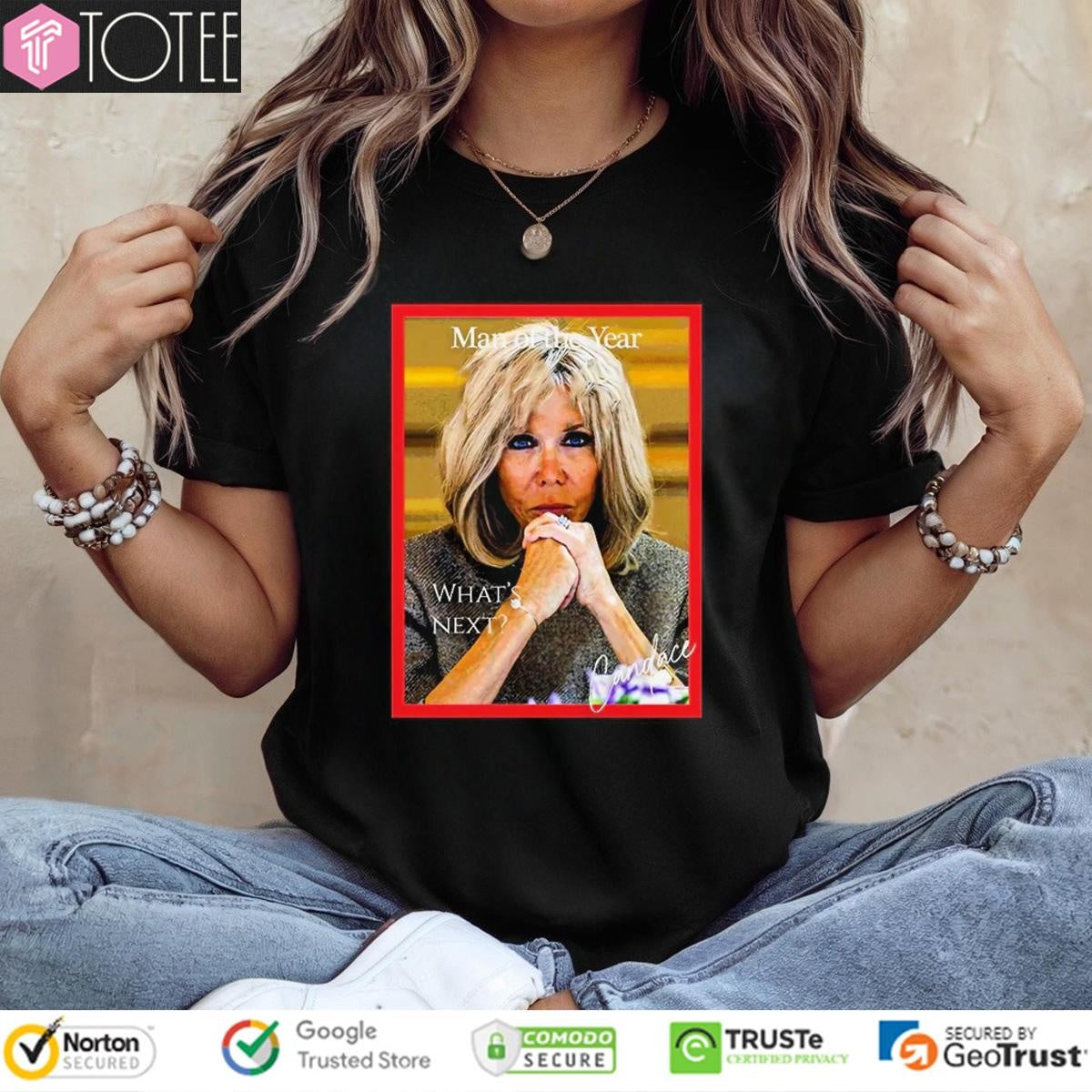 Candace Owens Brigitte Macron Man Of The Year Time Magazine T-shirt