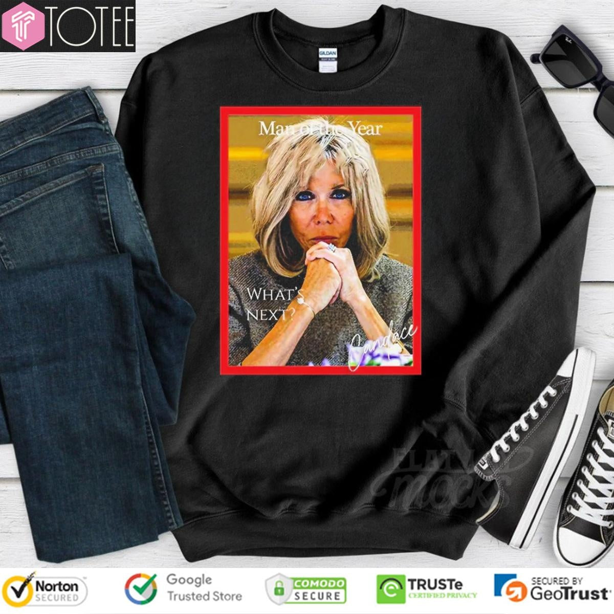 Candace Owens Brigitte Macron Man Of The Year Time Magazine T-shirt