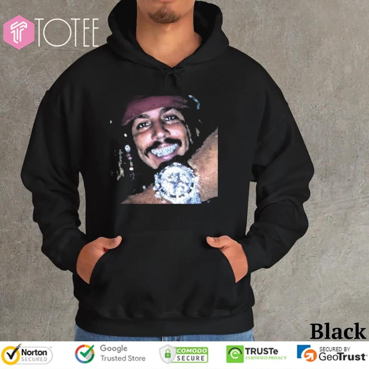 Captain Hack Varo Bust Down Jack Sparrow T-shirt