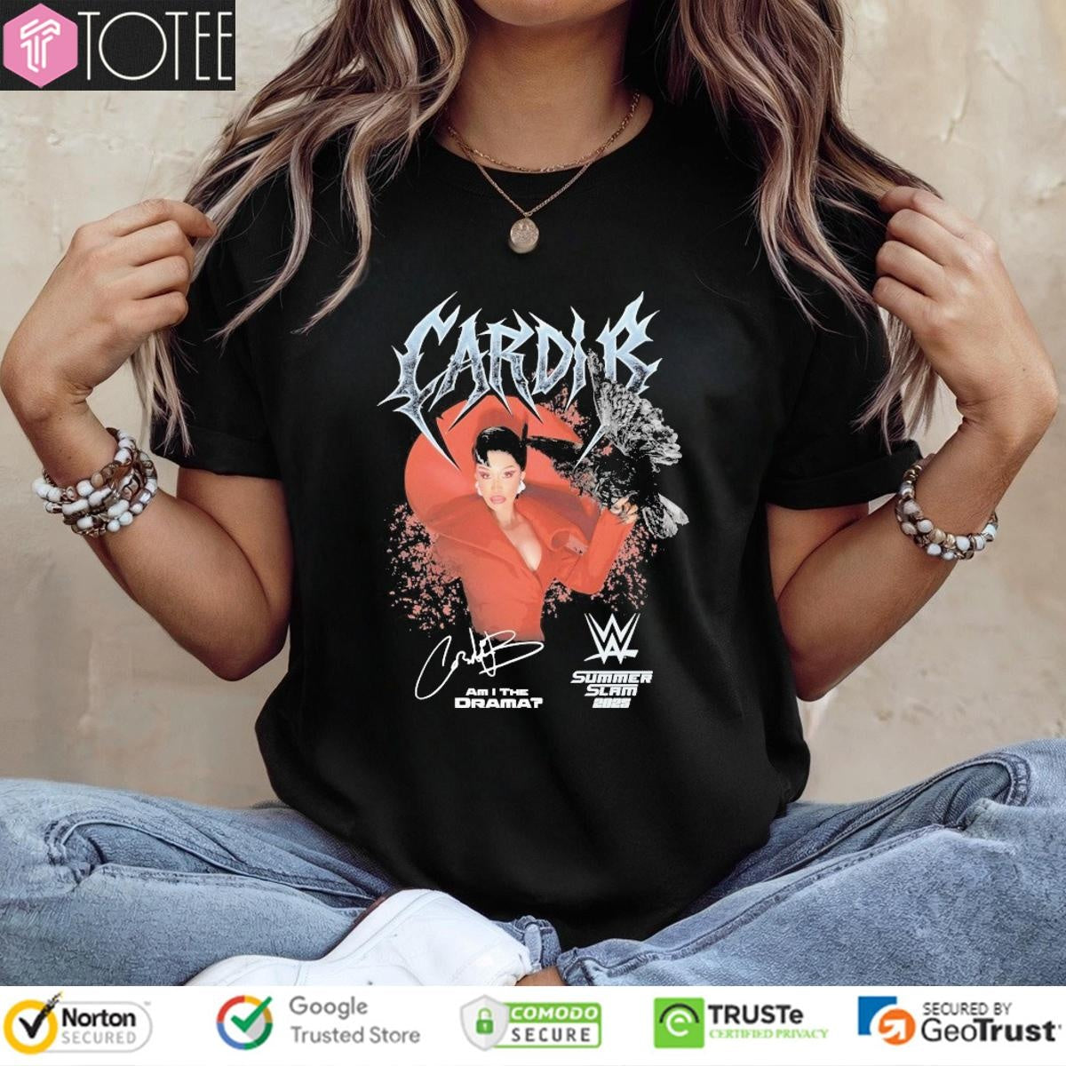 Cardi B Am I The Drama Summer Slam 2025 Signature T-shirt