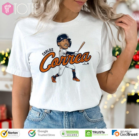 Carlos Correa Houston Astros Ver Cartoon T-shirt