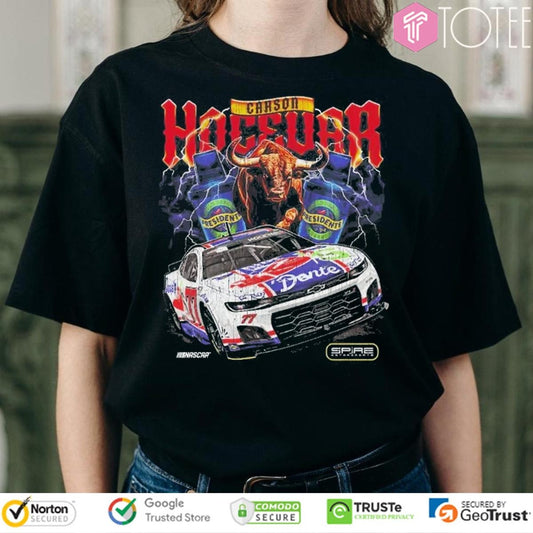 Carson Hocevar 2025 Chilis Ride The Dente 77 Nascar Chevrolet Racing T-shirt