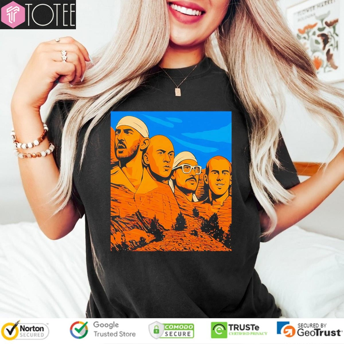 Caruso Mount Mt Rushmore T-shirt