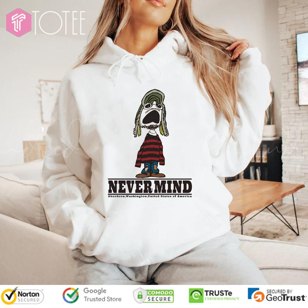 Charlie Brown Kurt Cobain Nirvana Nevermind Aberdeen Washington Usa T-shirt