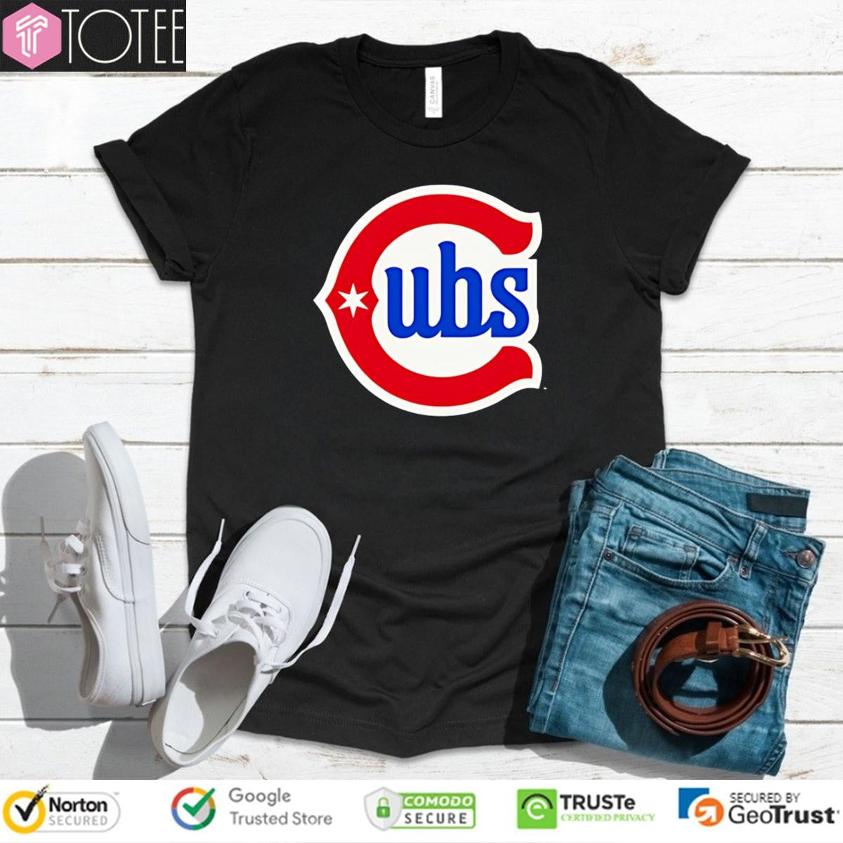 Chicago Cubs Alternate 2 Blues Logo T-shirt
