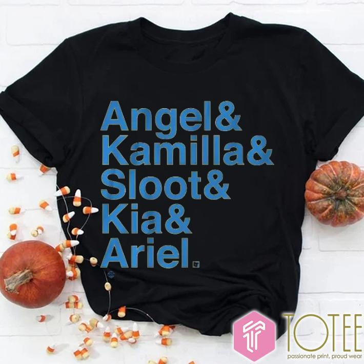 Chicago Sky Players Angel Kamilla Sloot Kia Ariel T-shirt