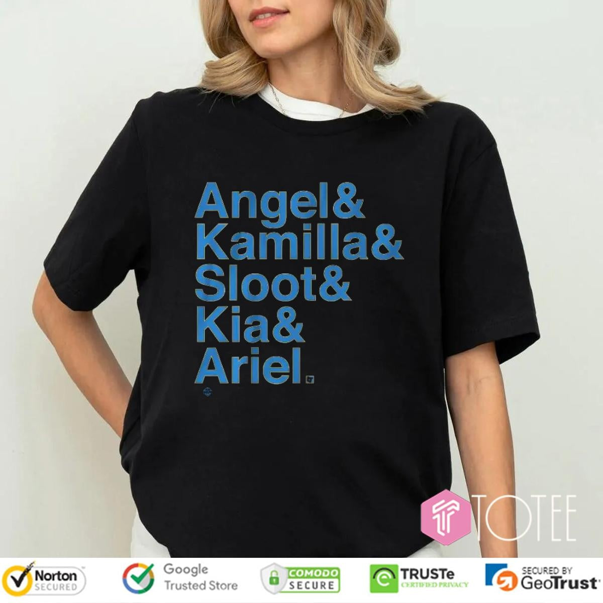 Chicago Sky Players Angel Kamilla Sloot Kia Ariel T-shirt