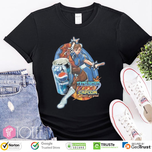 Chun Li Tatsunoko Vs Capcom Ultimate All-Stars Pepsi T-shirt