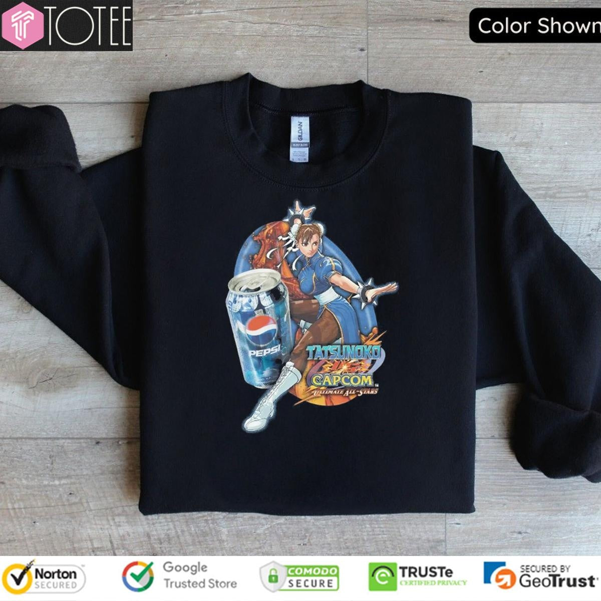 Chun Li Tatsunoko Vs Capcom Ultimate All-Stars Pepsi T-shirt