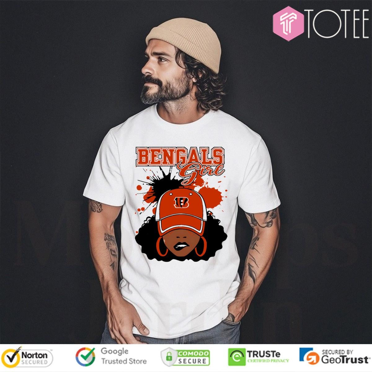 Cincinnati Bengals African Girl T-shirt