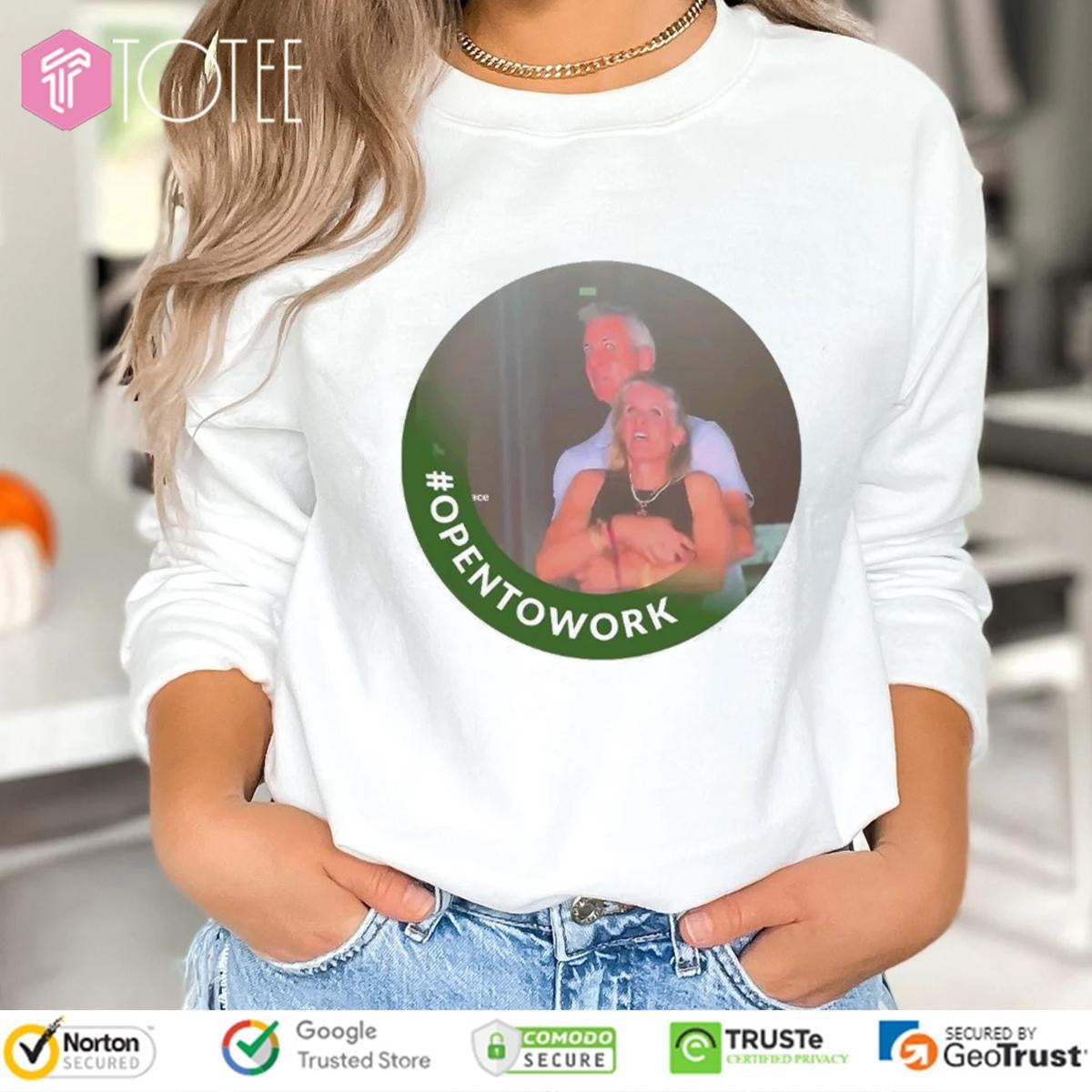 Coldplay Andy Byron Open To Work T-shirt