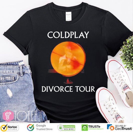 Coldplay Divorce Tour Ceo Hr Coldplay Concert Kiss Cam T-shirt