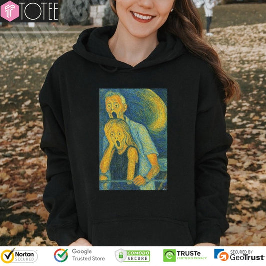 Coldplay Kiss Cam Ceo Hr Parody The Scream Edvard Munch T-shirt