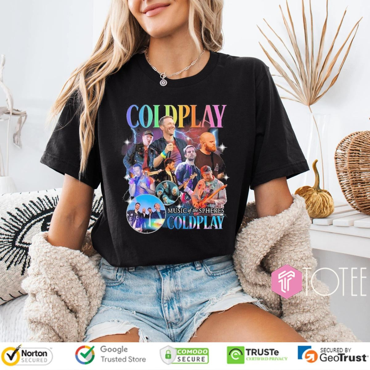 Coldplay Music Of The Spheres Bootleg T-shirt