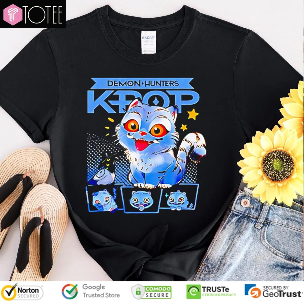 Derpy Tiger Kpop Demon Hunters T-shirt