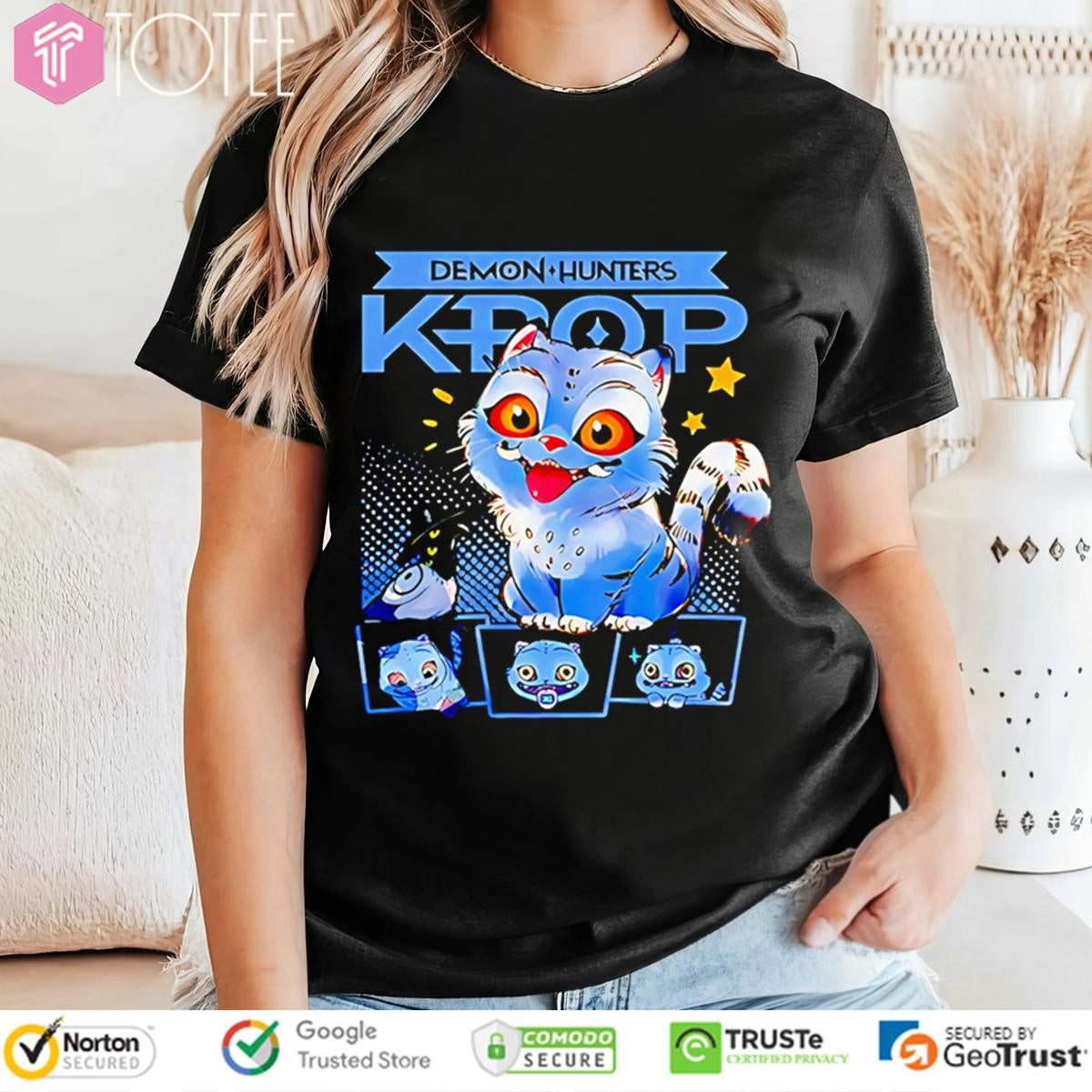 Derpy Tiger Kpop Demon Hunters T-shirt