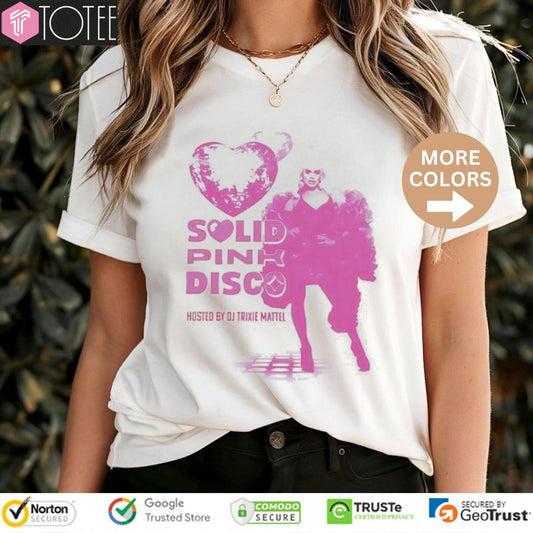 Dj Trixie Mattel Solid Pink Disco T-shirt