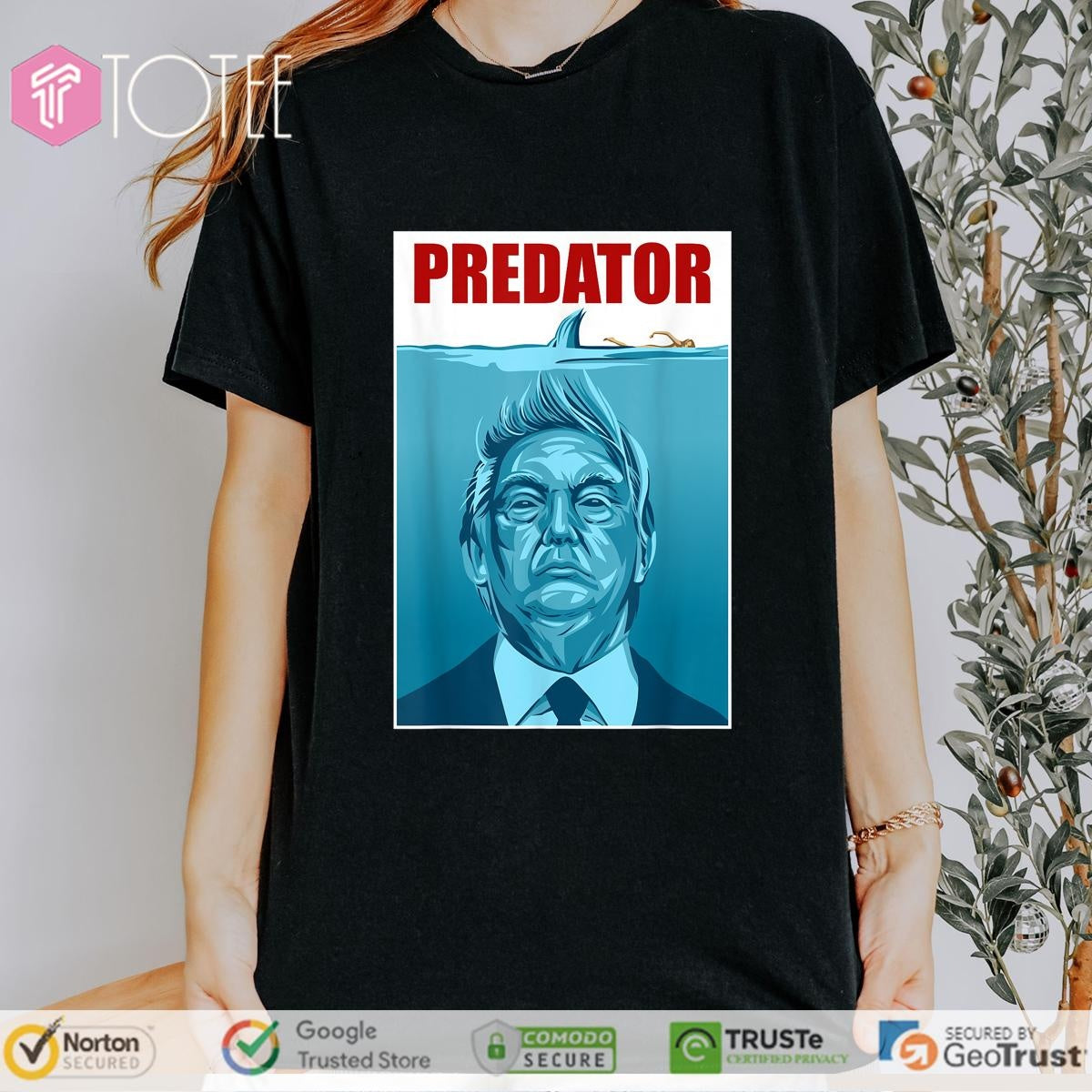 Donald Trump Predator Jaws T-shirt