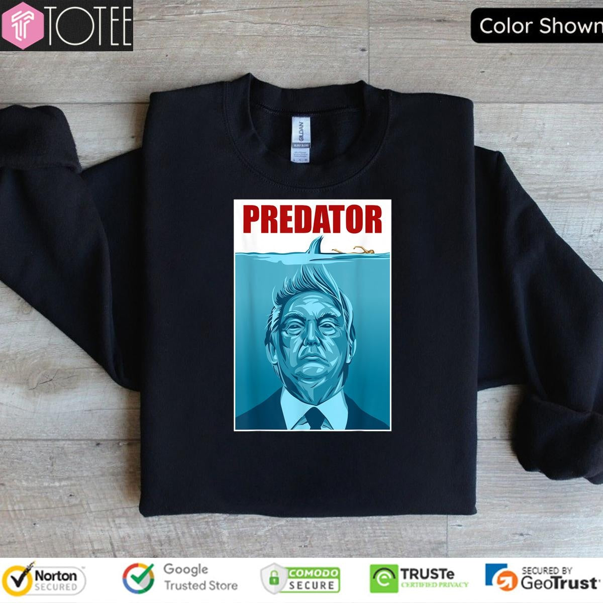 Donald Trump Predator Jaws T-shirt