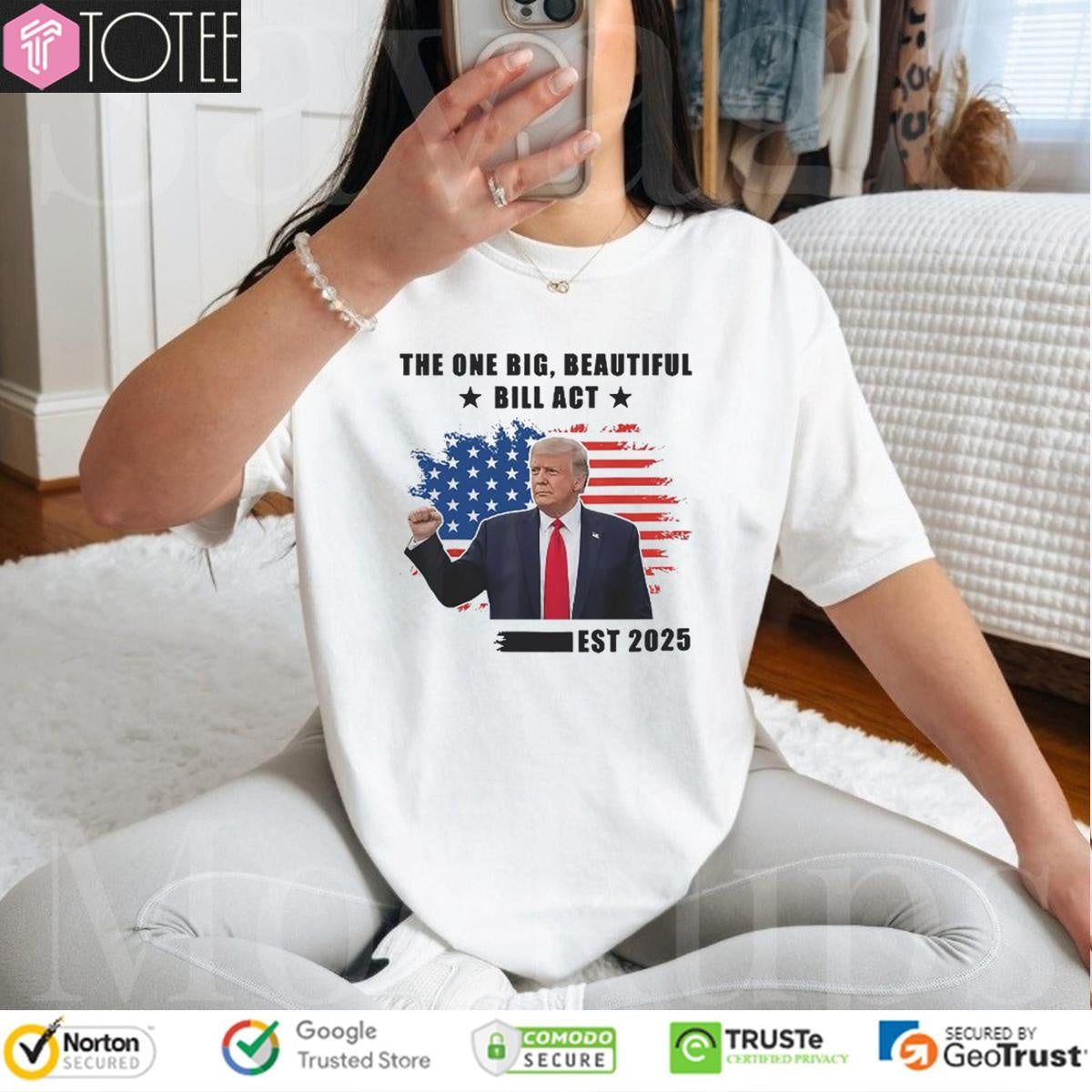 Donald Trump The One Big Beautiful Bill Act Est 2025 T-shirt