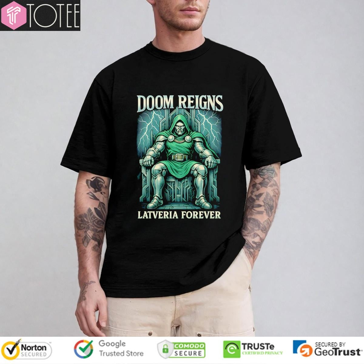 Doom Reigns Latveria Forever Graphic Bootleg T-shirt