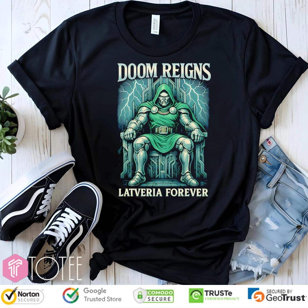 Doom Reigns Latveria Forever Graphic Bootleg T-shirt