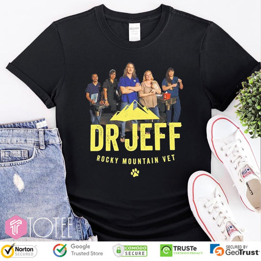 Dr. Jeff Rocky Mountain Vet Characters T-shirt