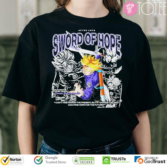 Dragon Ball Trunks Sword Of Hope T-shirt