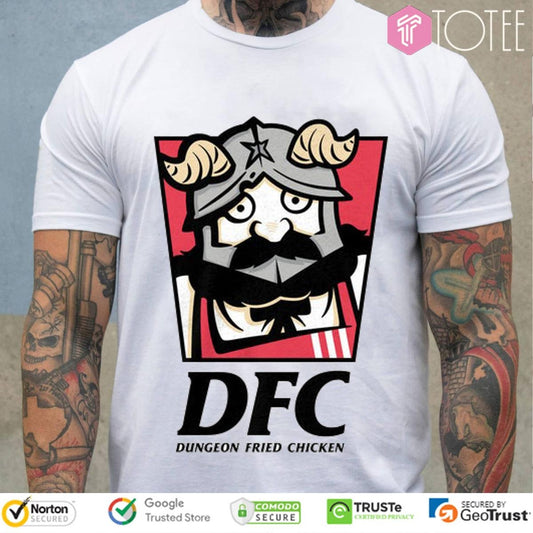 Dungeon Fried Chicken Kfc Logo Parody Shirt