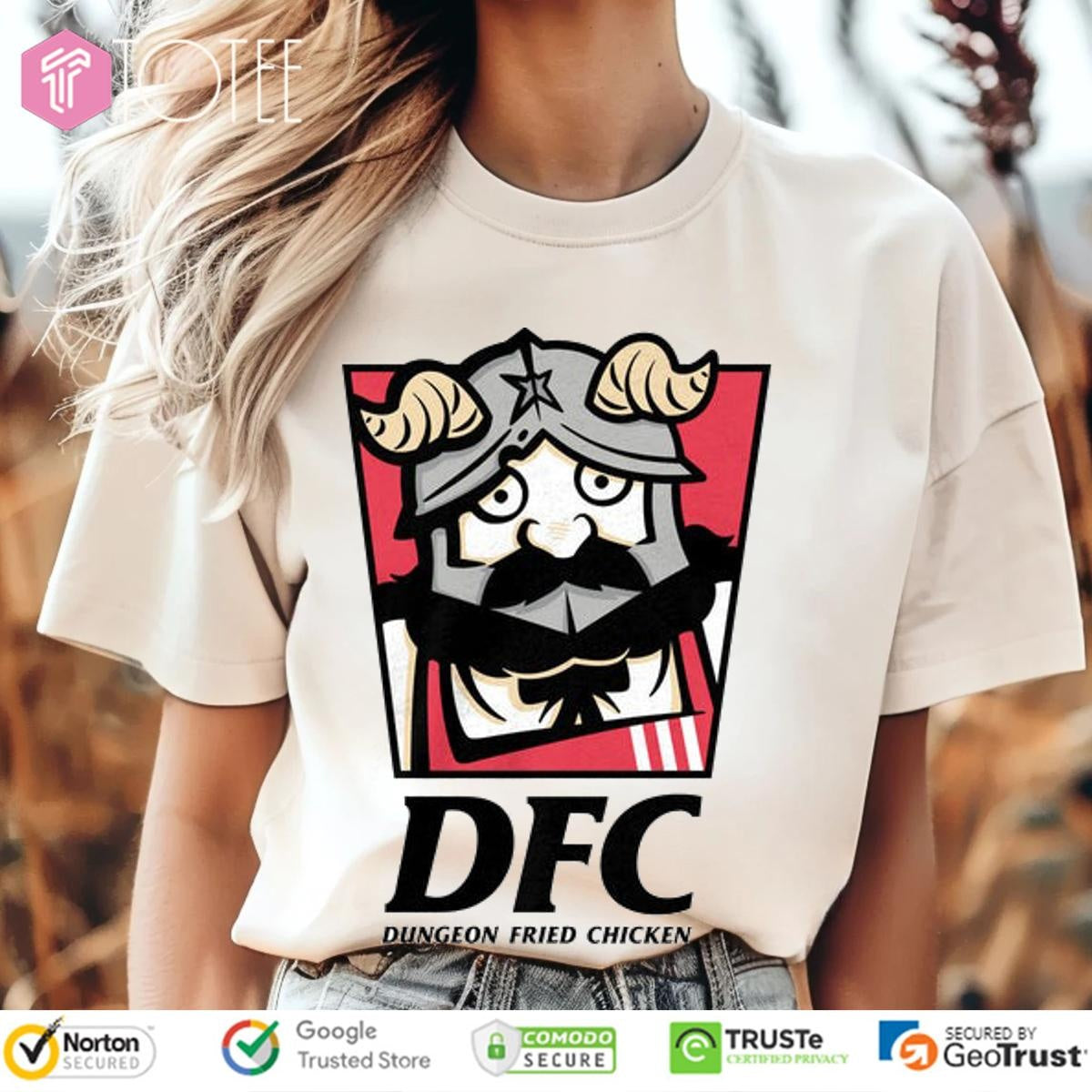 Dungeon Fried Chicken Kfc Logo Parody Shirt