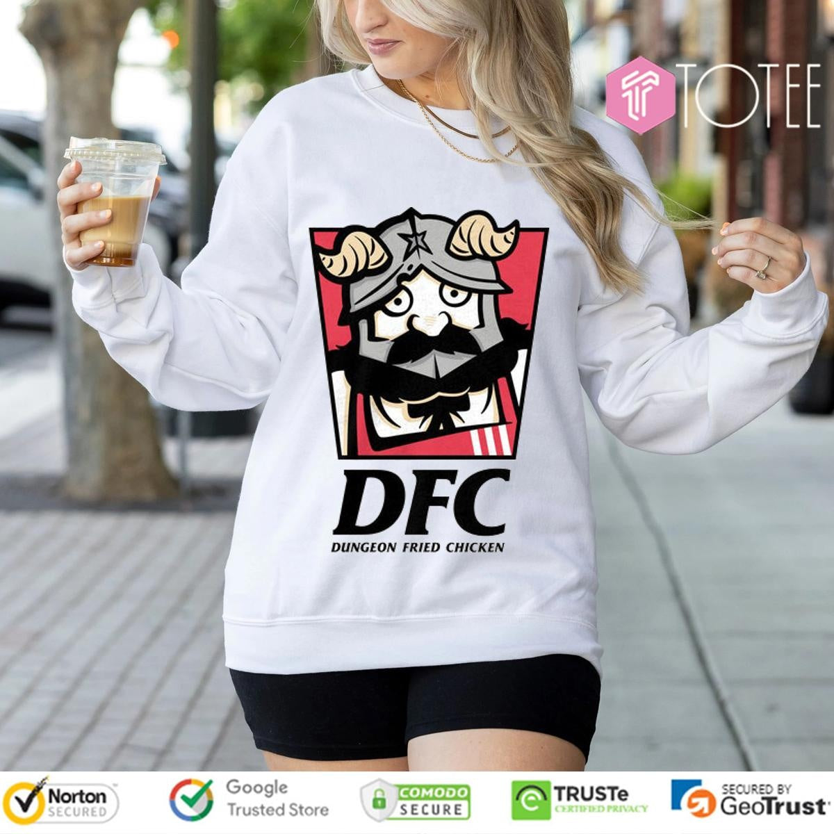 Dungeon Fried Chicken Kfc Logo Parody Shirt