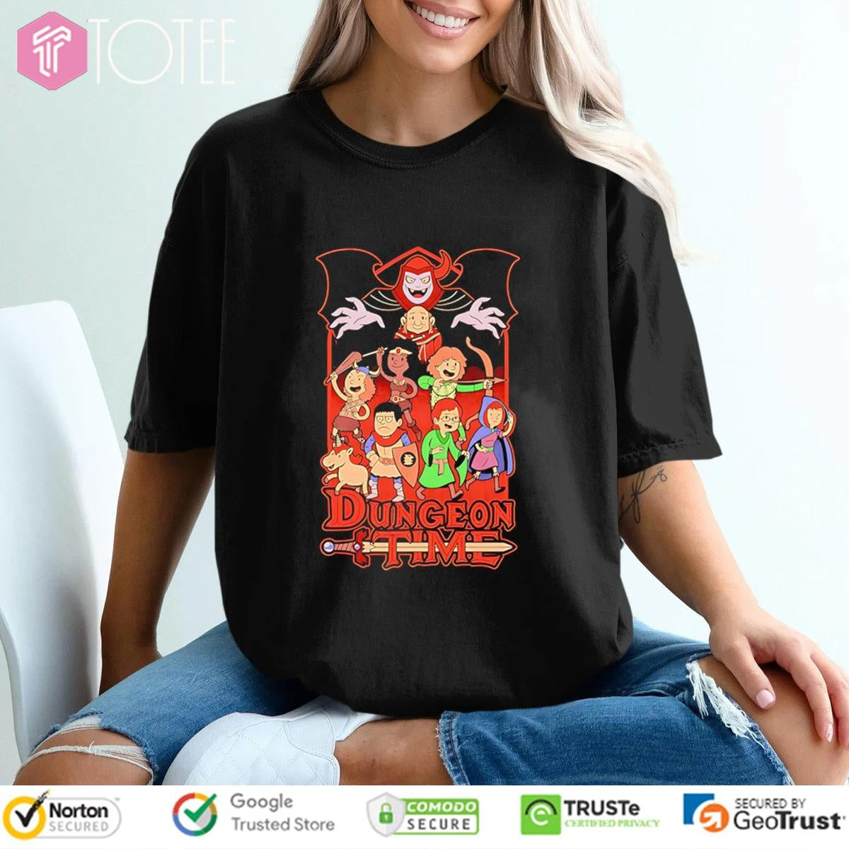 Dungeon Time Animation Rpg Adventure Time T-shirt