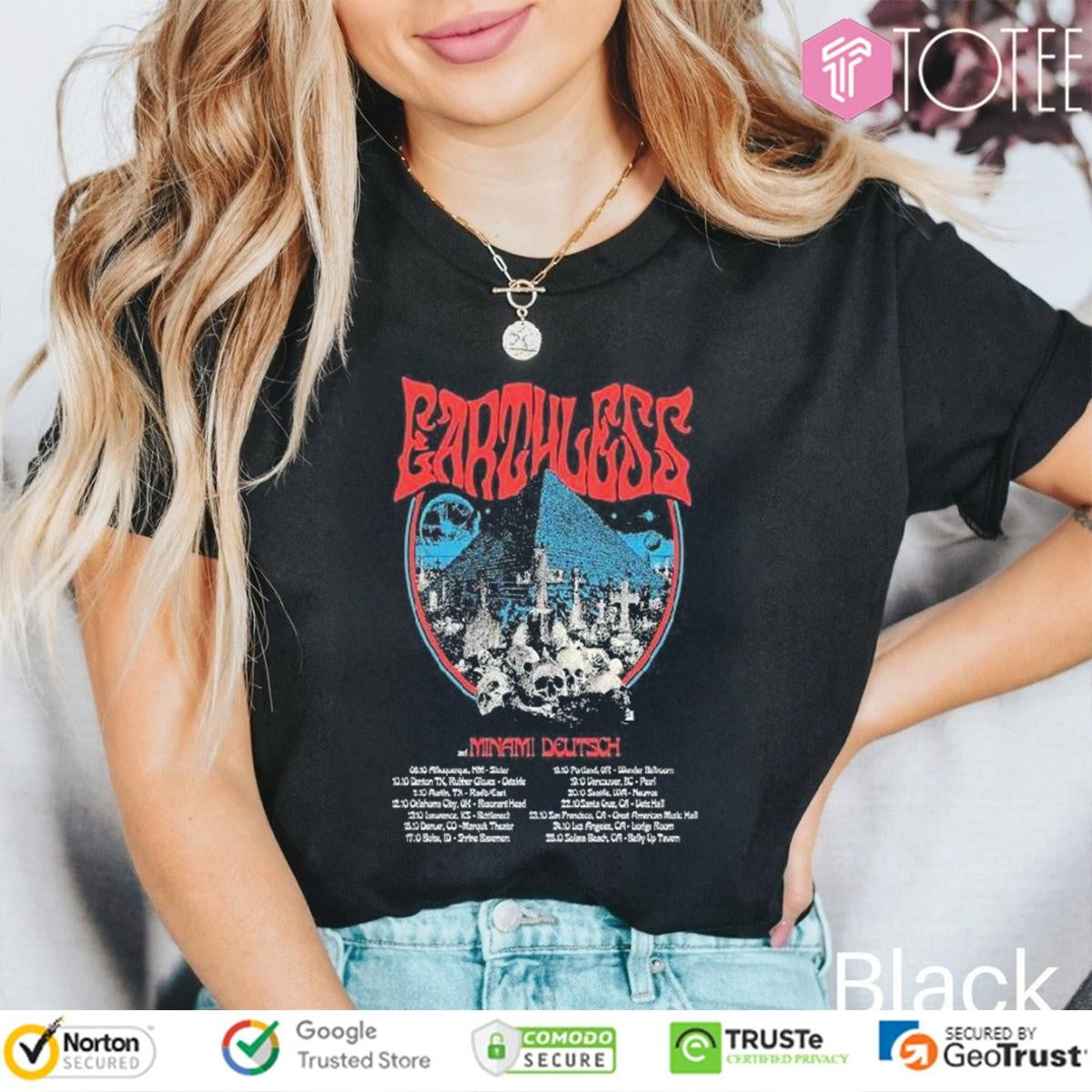 Earthless 2025 West Coast Tour Shirt