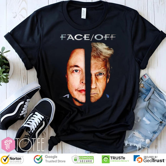 Elon Musk Trump Face Off T-shirt