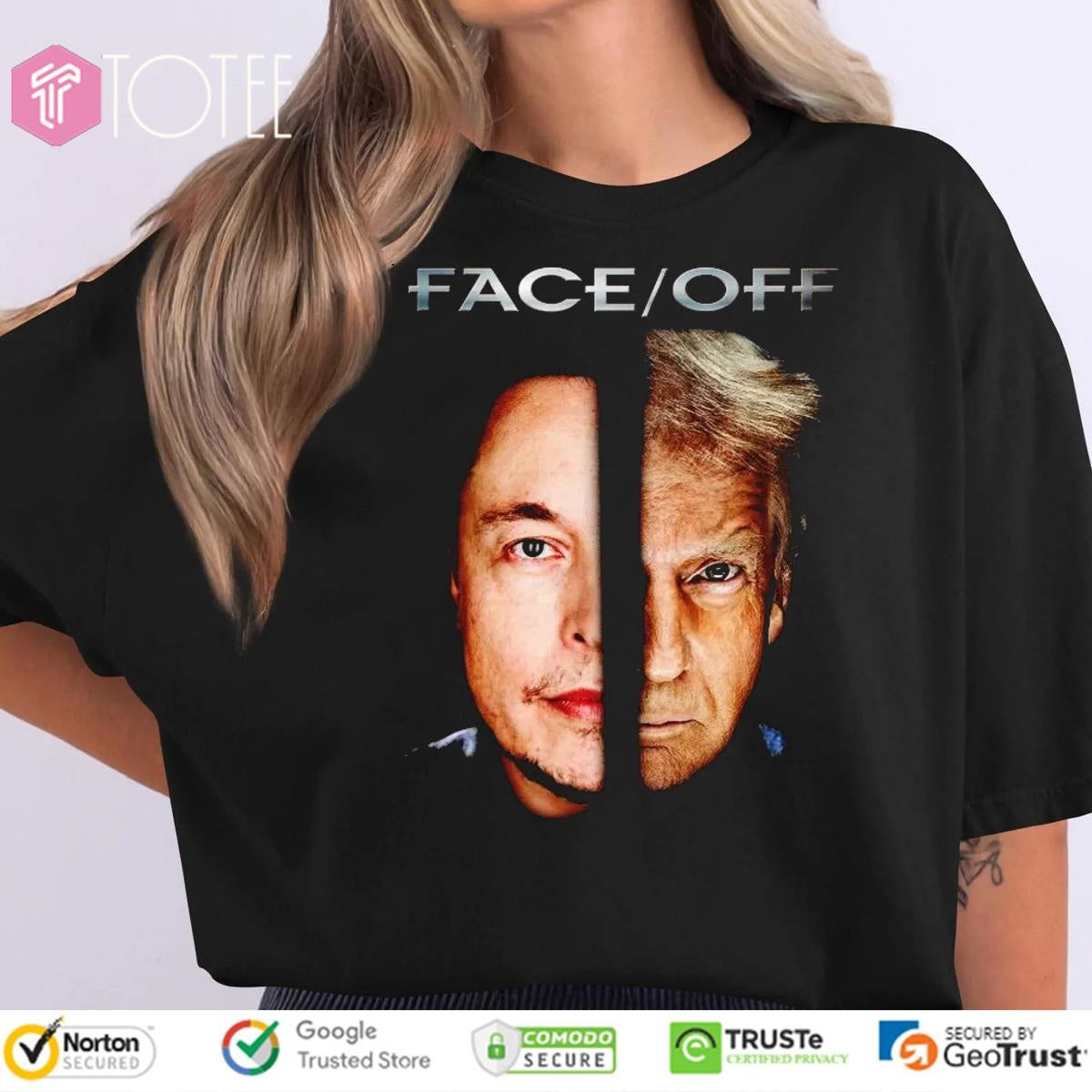 Elon Musk Trump Face Off T-shirt