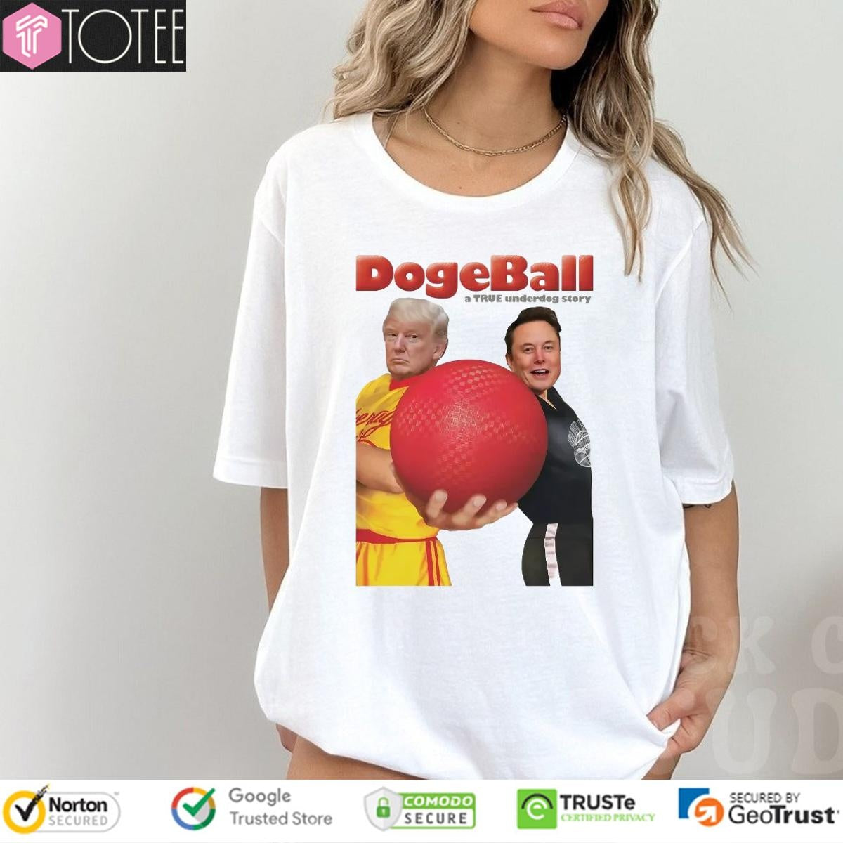 Elon Musk Vs Trump Dodgeball A True Underdog Story T-shirt