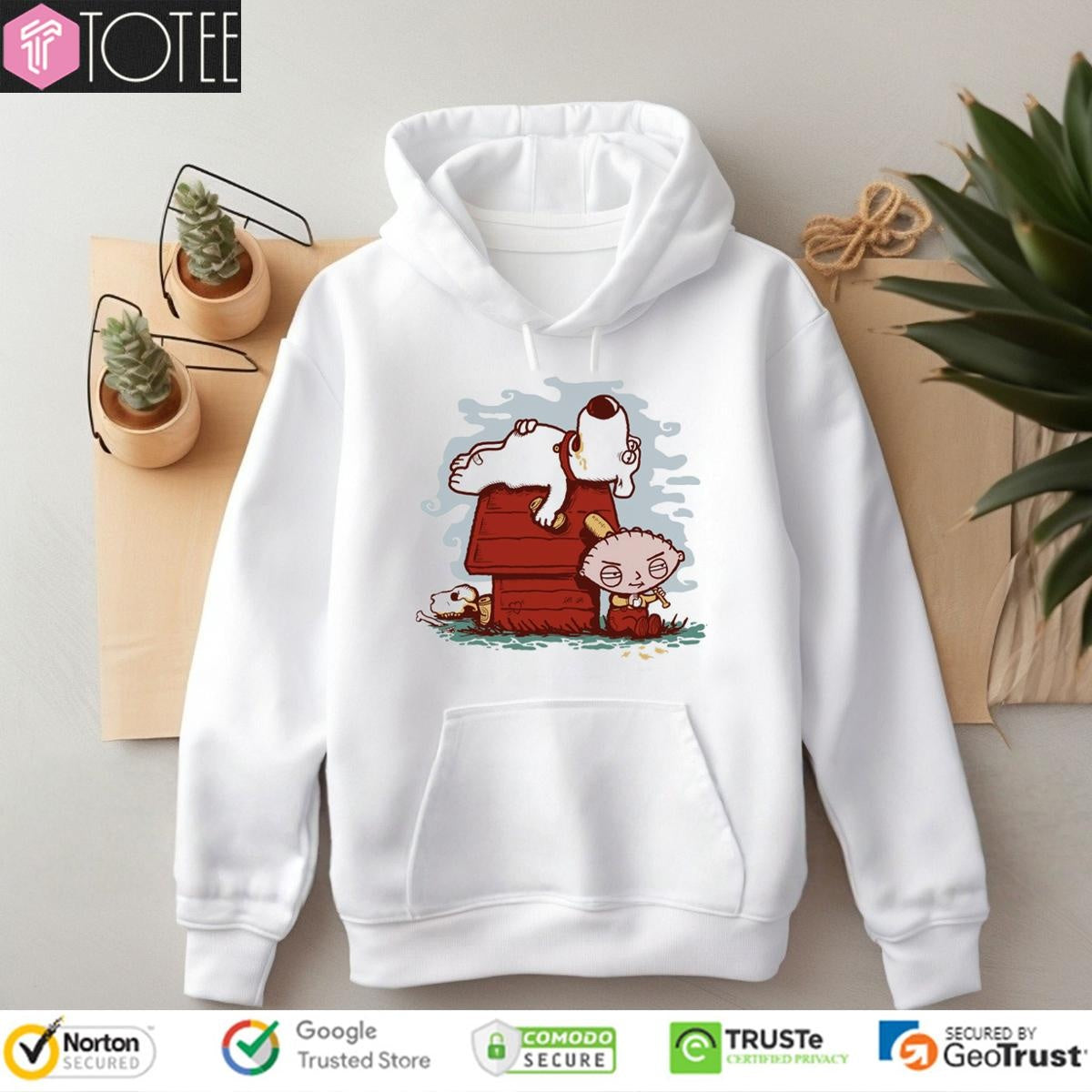 Family Guy Stewie And Brian Griffin Stewie Snoopy Doghouse T-shirt