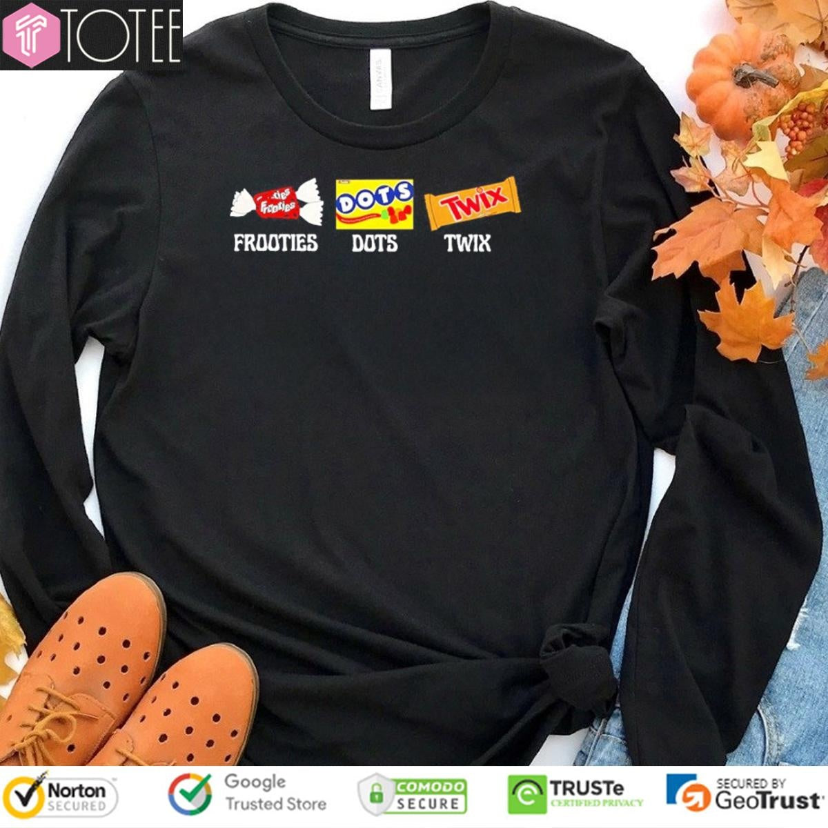 Fdt Frooties Dots Twix Halloween Candy T-shirt