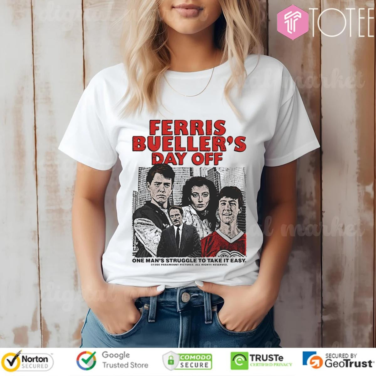 Ferris Buellers Day Off One Mans Struggle To Take It Easy T-shirt