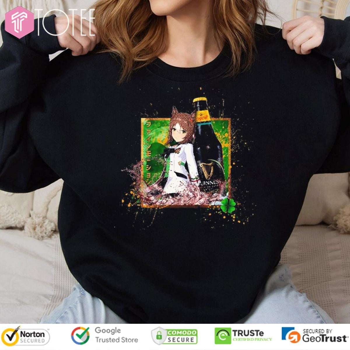 Fine Motion Uma Musume Pretty Derby Guinness Foreign Extra Stout Anime T-shirt