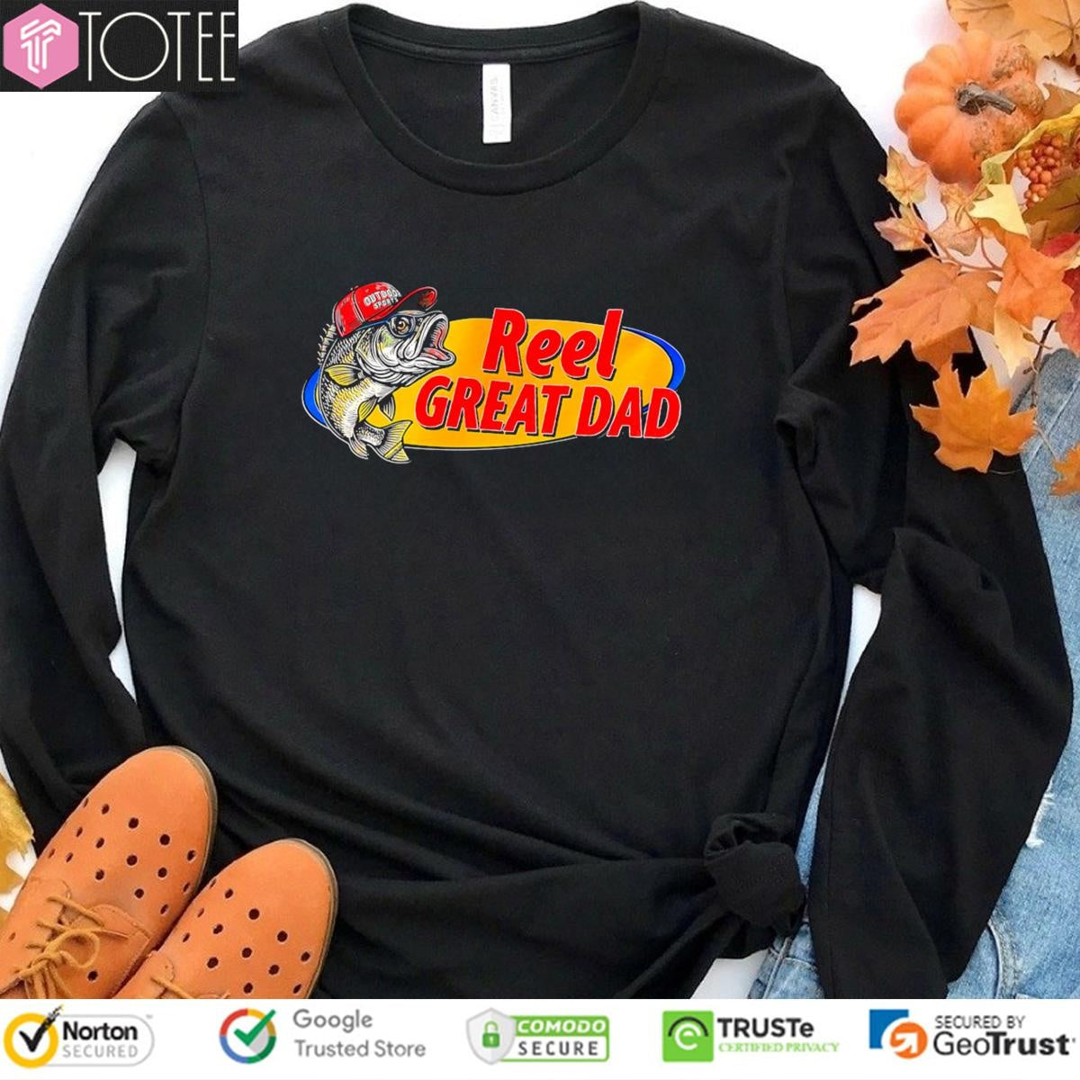 Fishing Reel Great Dad Graphic Shirt sweatshirt