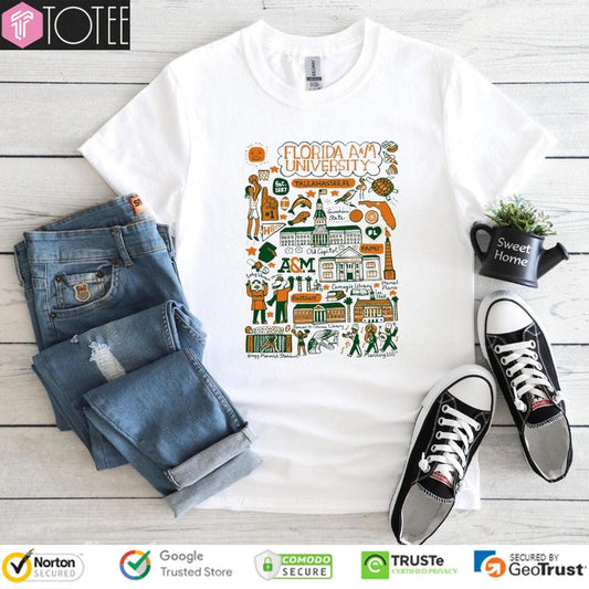 Florida A&M University Art Illustration T-shirt