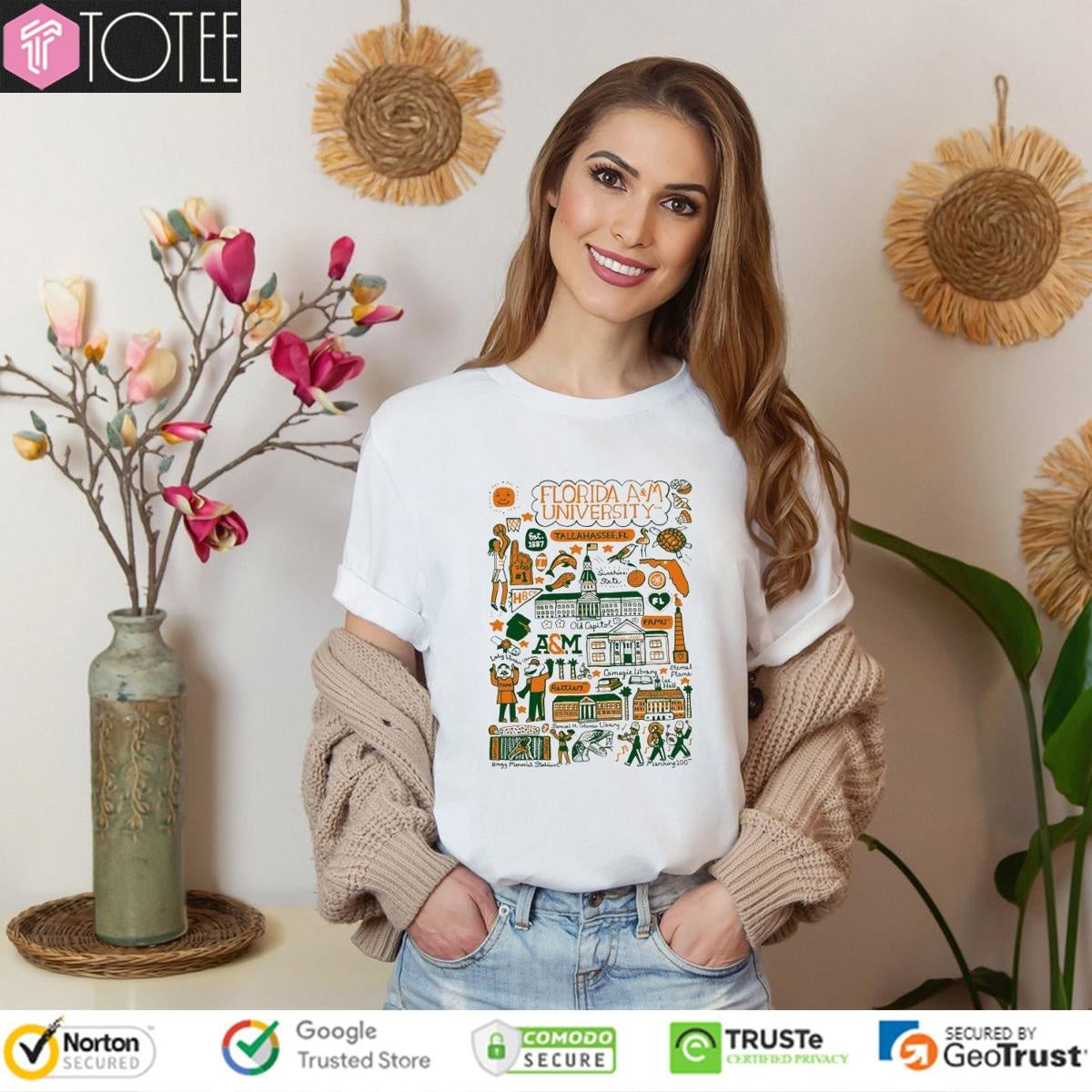 Florida A&M University Art Illustration T-shirt