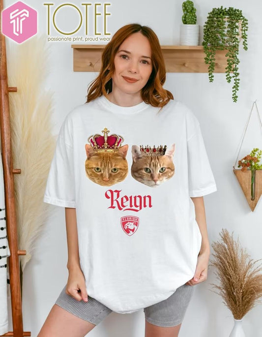 Florida Panthers Reign Coachs Cat Poppy And Penny Paul Maurice T-shirt