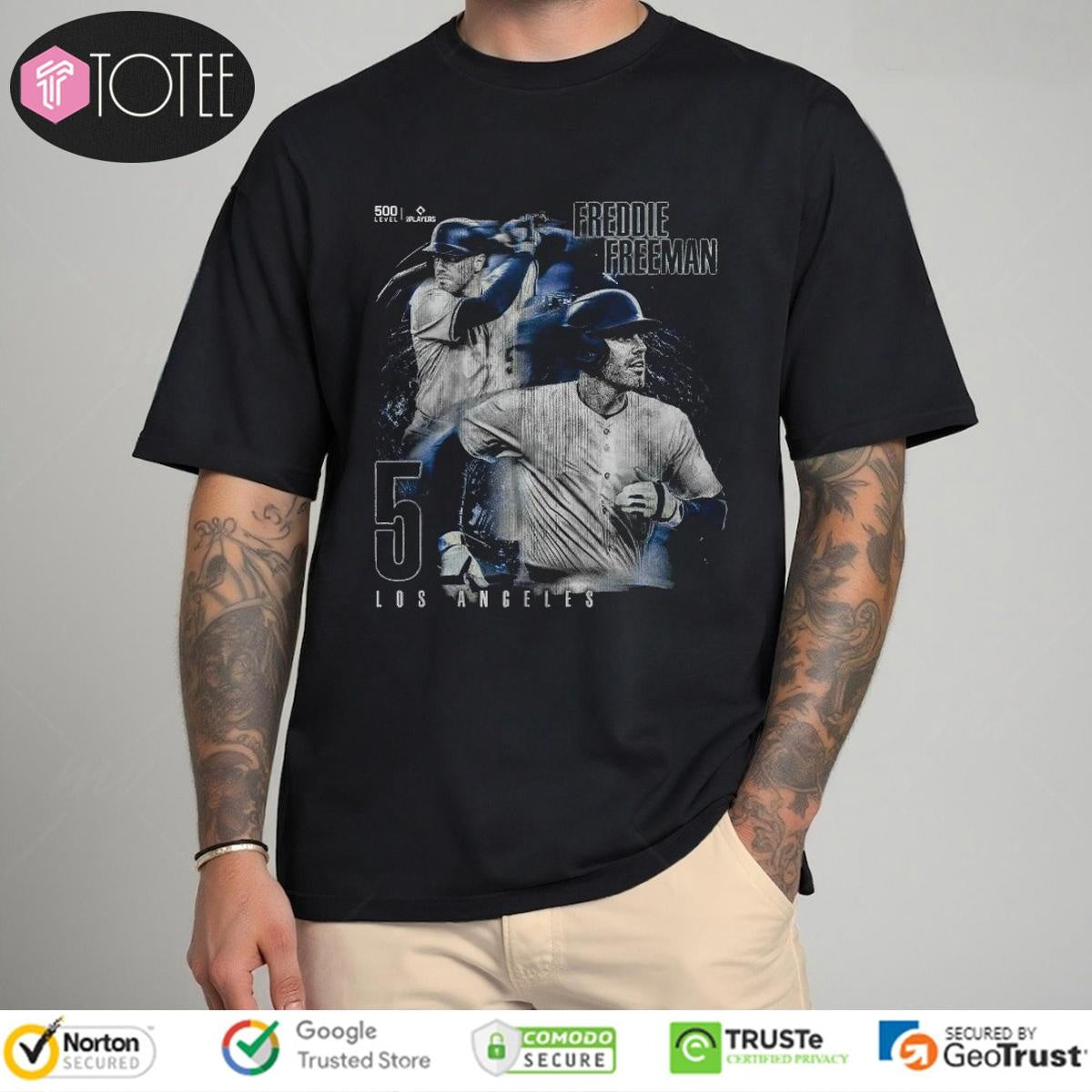 Freddie Freeman Los Angeles Dodgers Baseball Graphic T-shirt