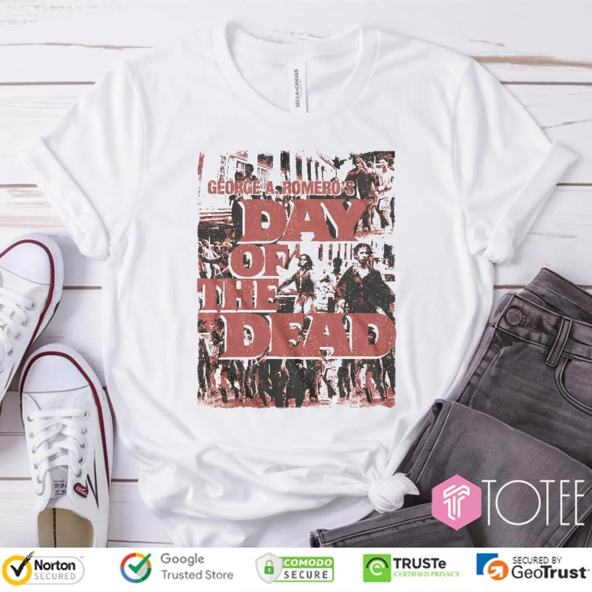 George A. Romeros Day Of The Dead Zombies T-shirt