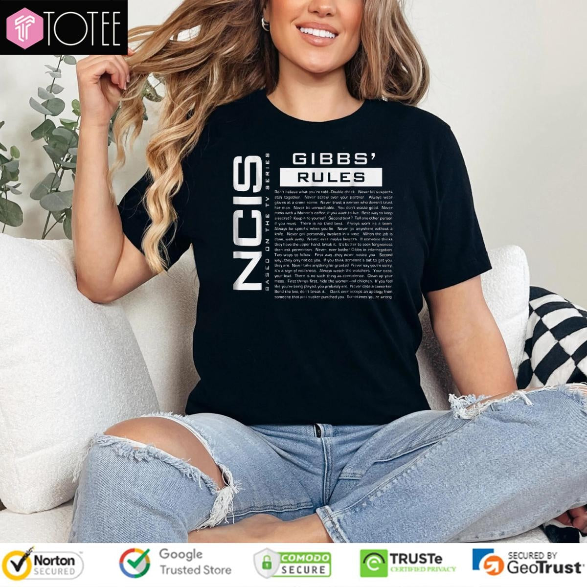 Gibbs Rules Ncis Based On The Tv Series T-shirt